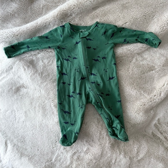 Carter's Dinosaur Print Footies - Picture 4 of 8